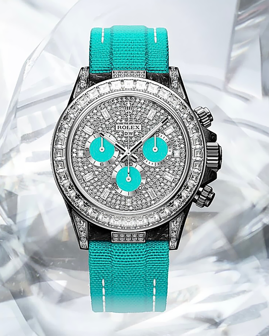 All Diamond Rolex DiW Daytona ARTISTIC-1 满天星劳力士 DiW迪通拿 | WORLDTIMER