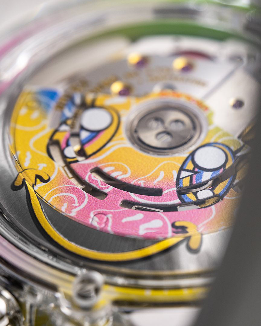 AET REMOULD Rolex Sapphire Daytona SMILE 劳力士 蓝宝石迪通拿 哈哈笑 水晶透明手表 | WORLDTIMER