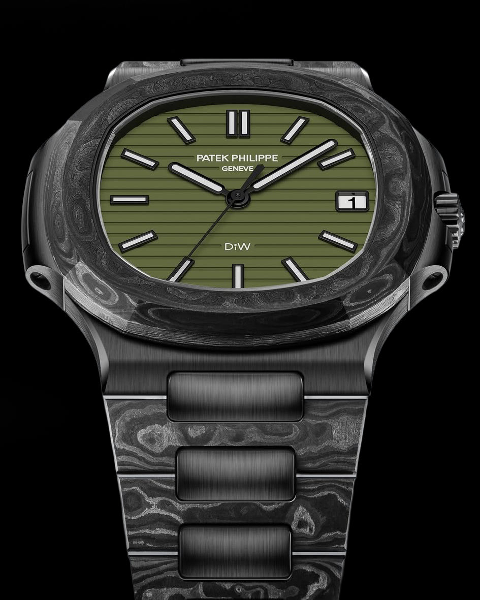 Patek Philippe Nautilus DiW BLACK GRAIL KHAKI 百达翡丽鹦鹉螺 5711 | WORLDTIMER
