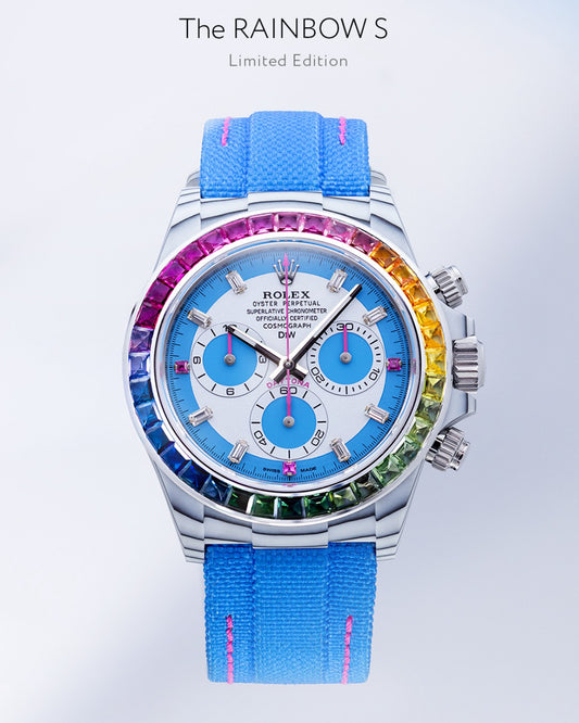 DiW Rolex Rainbow Daytona CarboQuartz 劳力士DiW 彩虹迪 RAINBOW S | WORLDTIMER
