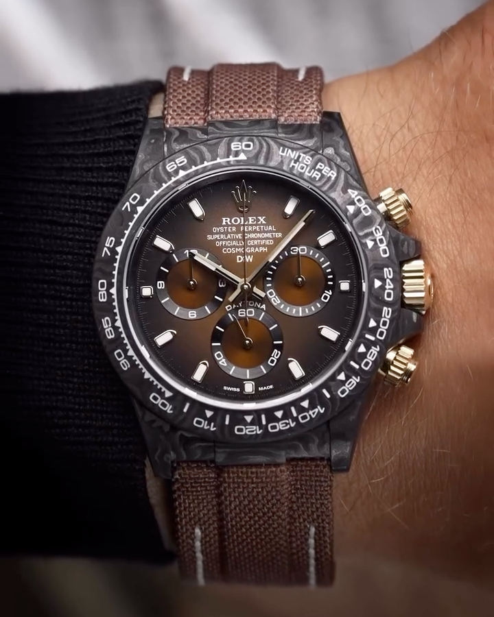 Gradient Dial Rolex Carbon Daytona【DiW】渐变色表盘 劳力士DiW 碳纤维迪通拿 | WORLDTIMER