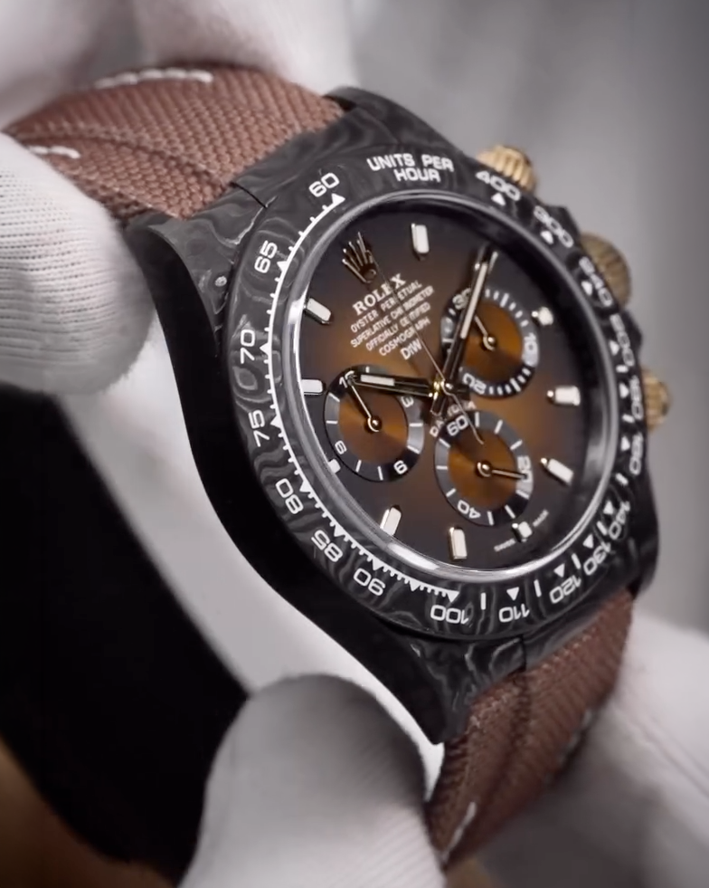 Gradient Dial Rolex Carbon Daytona【DiW】渐变色表盘 劳力士DiW 碳纤维迪通拿 | WORLDTIMER