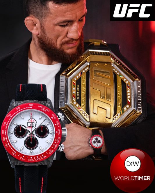 DiW Rolex Daytona Merab Dvalishvili UFC Champion Watch UFC冠军 劳力士DiW 迪通拿 独一无二腕表  | WORLDTIMER