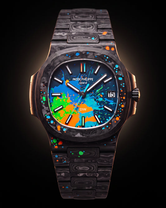 DiW Patek Philippe Nautilus MOTLEY 百达翡丽鹦鹉螺 DiW MOTLEY | WORLDTIMER