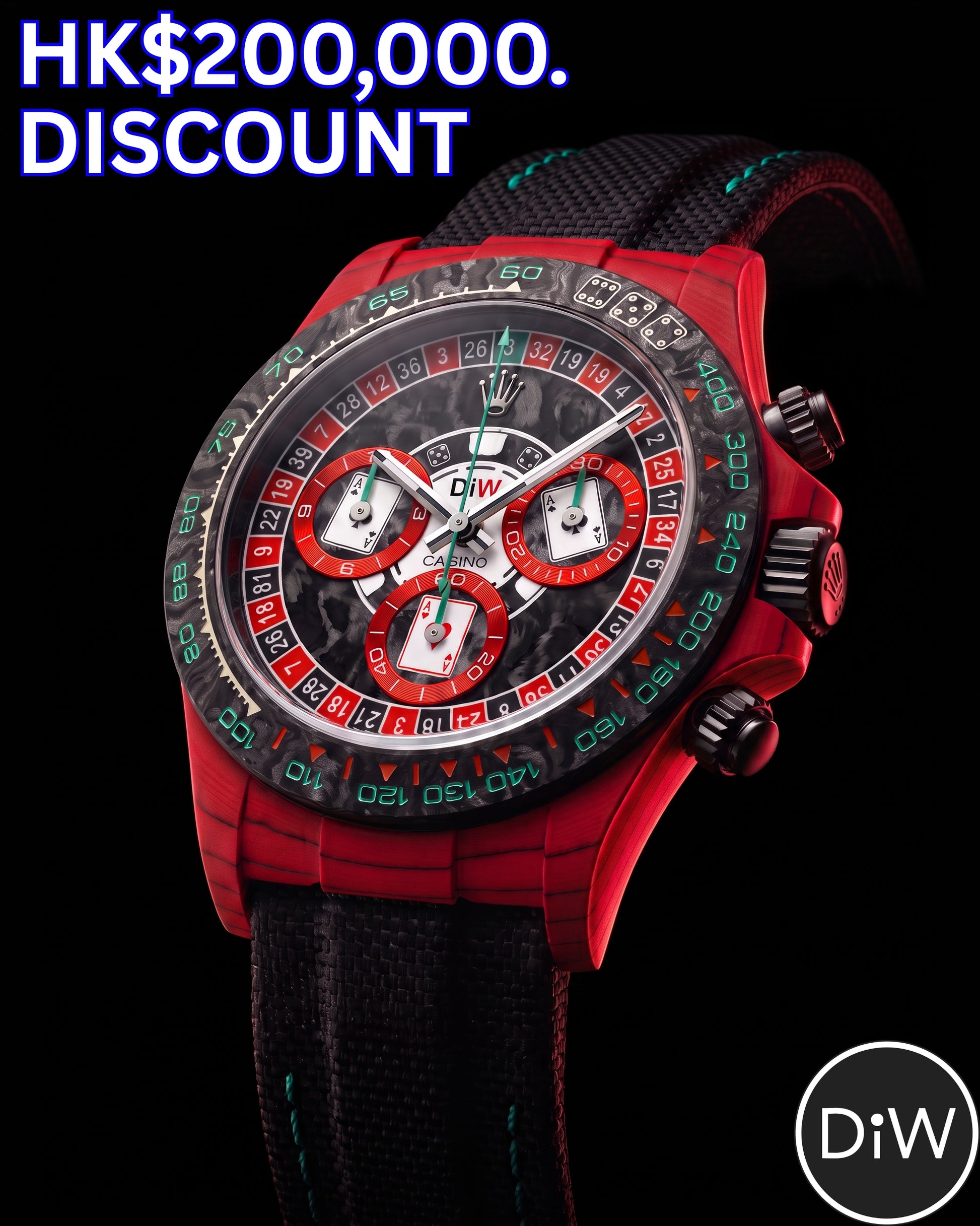 Save HK$200,000 | LUCKY PLAYER 3 Rolex Daytona CarboQuartz | IN STOCK Now 立省港币20万 | LUCKY PLAYER 3 劳力士迪通拿 | 现货发售，无需再等 | WORLDTIMER