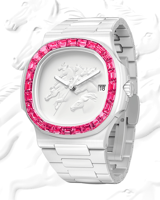 💎AET REMOULD Patek Diamond Nautilus TOPAZ｜HORSE Year CNY Edition🐎🧧 马年春节 百达翡丽 钻石鹦鹉螺 时尚女表 | WORLDTIMER