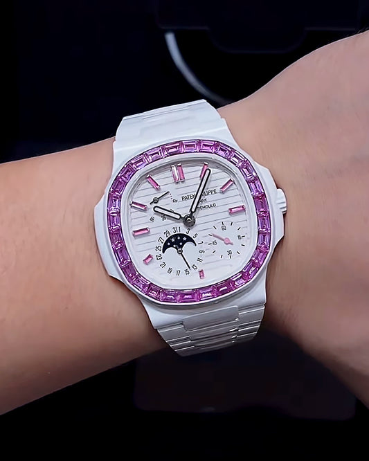 Patek Philippe 5712 AET Remould EOS 百达翡丽 粉红宝石 鹦鹉螺5712 | WORLDTIMER