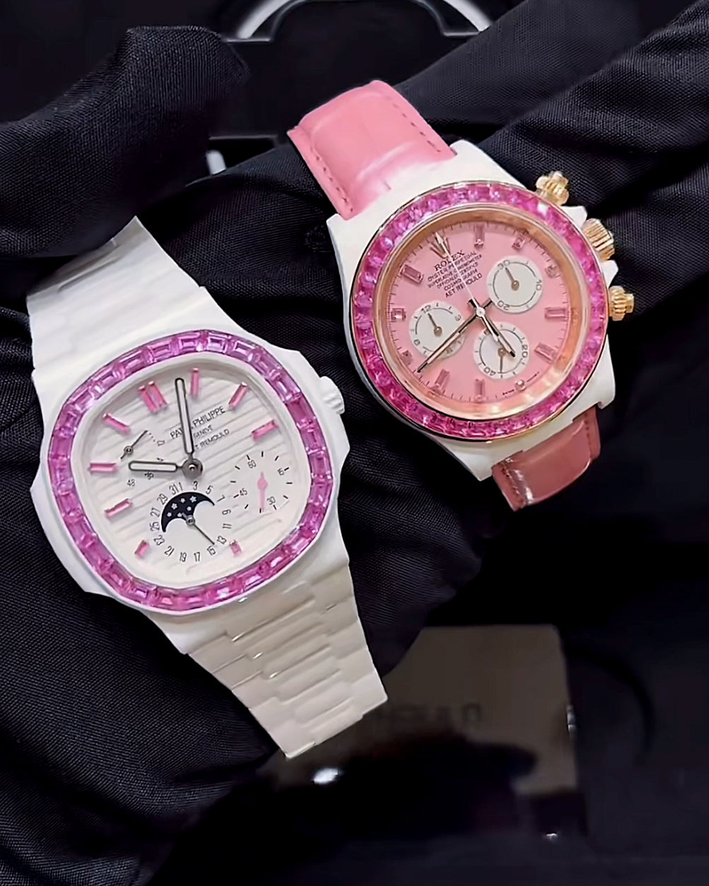 Patek Philippe 5712 AET Remould EOS 百达翡丽 粉红宝石 鹦鹉螺5712 | WORLDTIMER