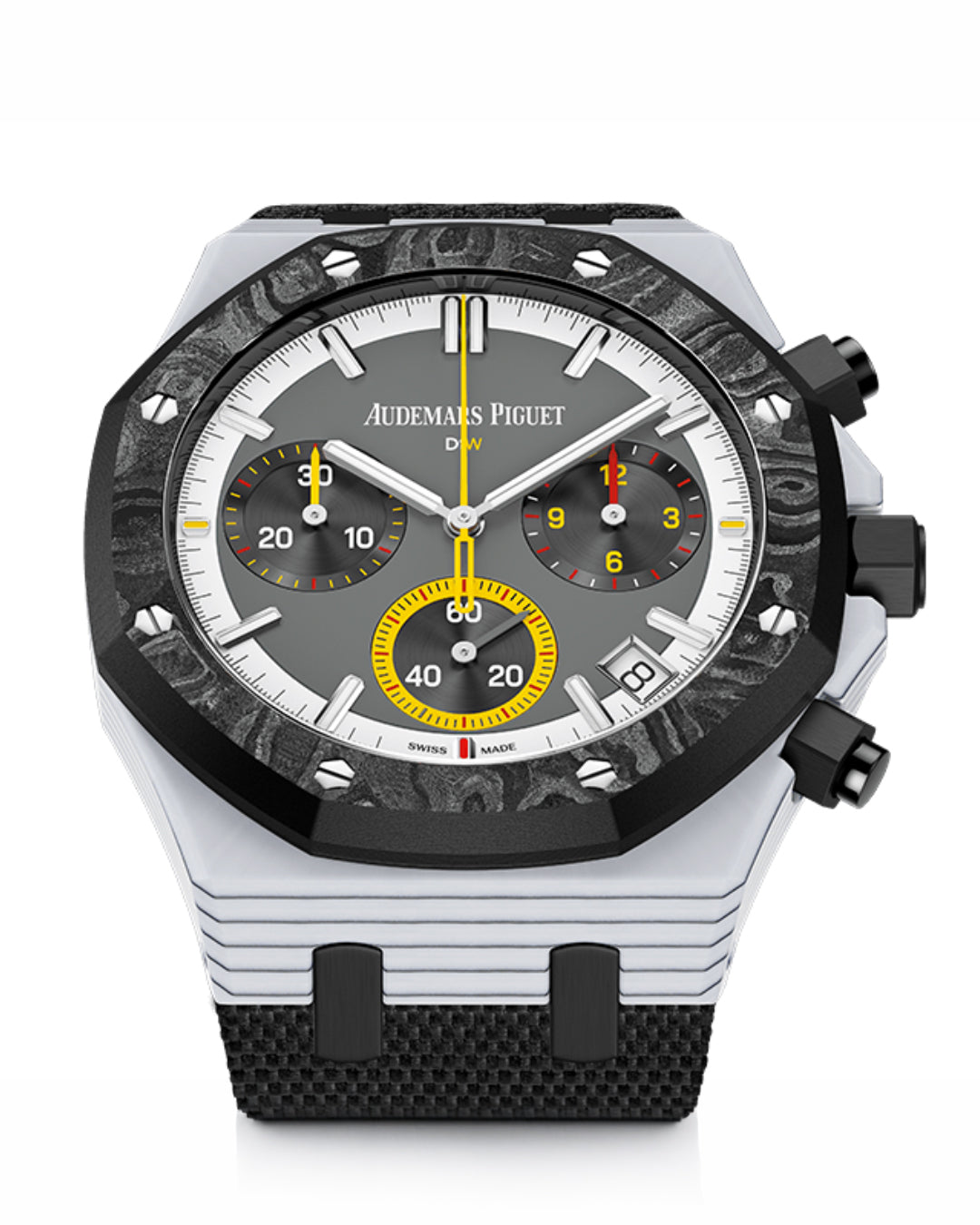CarboQuartz DiW Royal Oak Chronograph 26240 Q-RACER DiW 石英纤维 爱彼 皇家橡树计时码表 26240 | WORLDTIMER