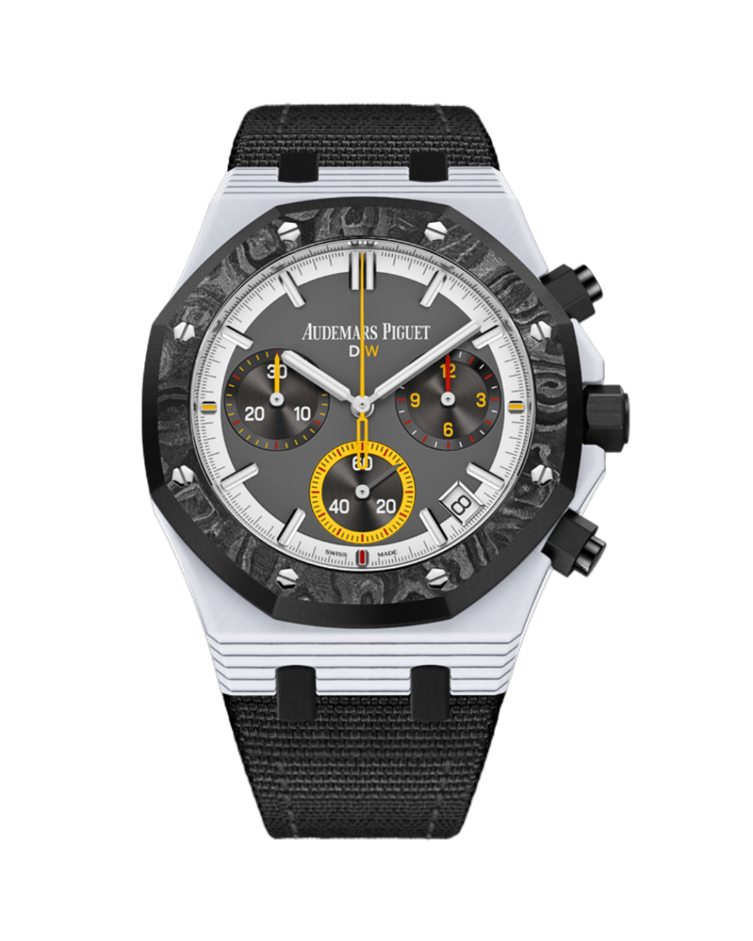 CarboQuartz DiW Royal Oak Chronograph 26240 Q-RACER DiW 石英纤维 爱彼 皇家橡树计时码表 26240 | WORLDTIMER