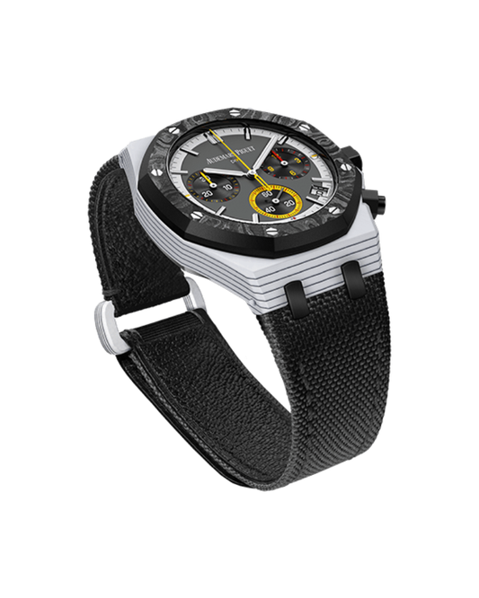 CarboQuartz DiW Royal Oak Chronograph 26240 Q-RACER DiW 石英纤维 爱彼 皇家橡树计时码表 26240 | WORLDTIMER