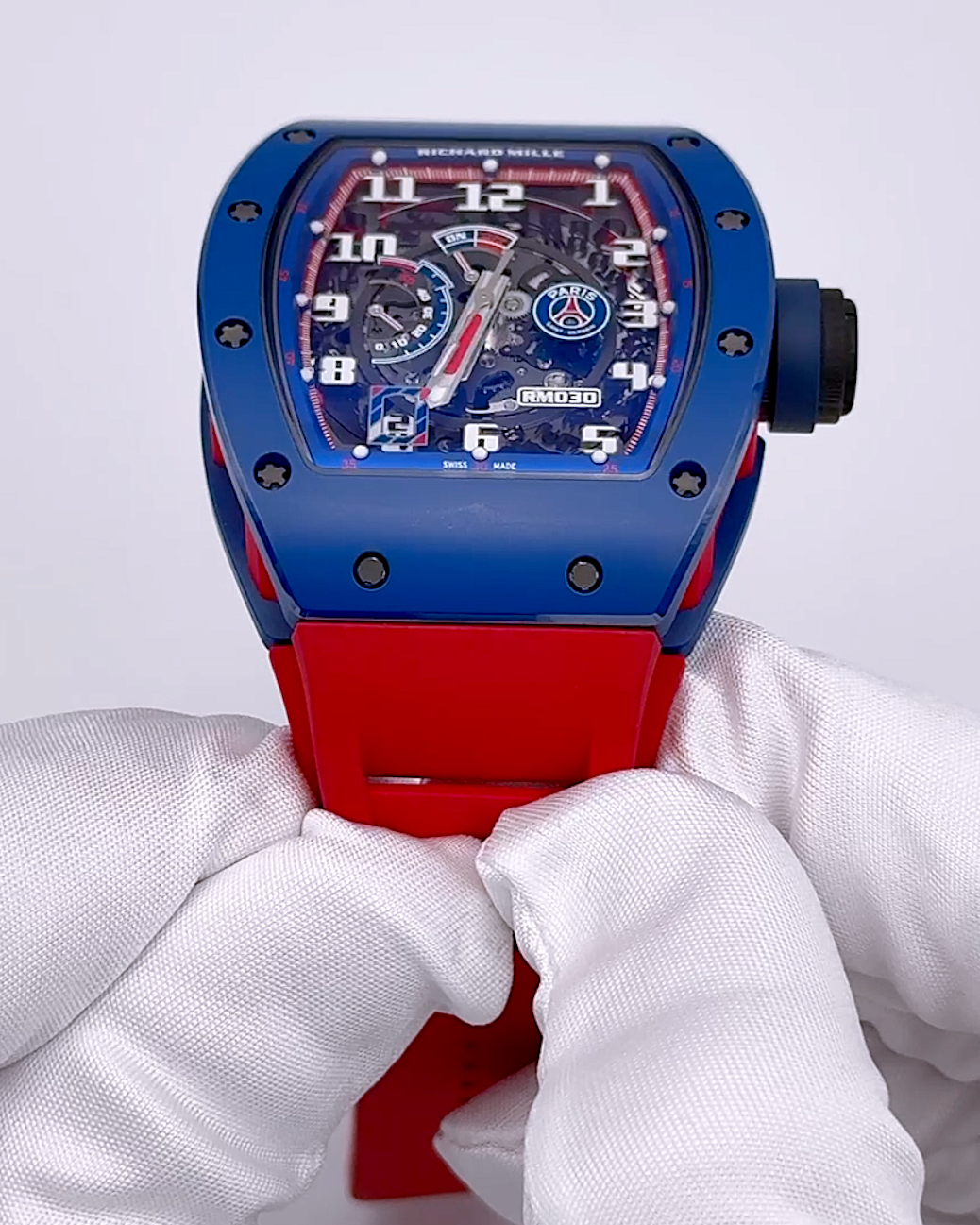 Richard Mille RM 030 PARIS SAINT-GERMAIN 理查米尔 RM 030 PSG | WORLDTIMER