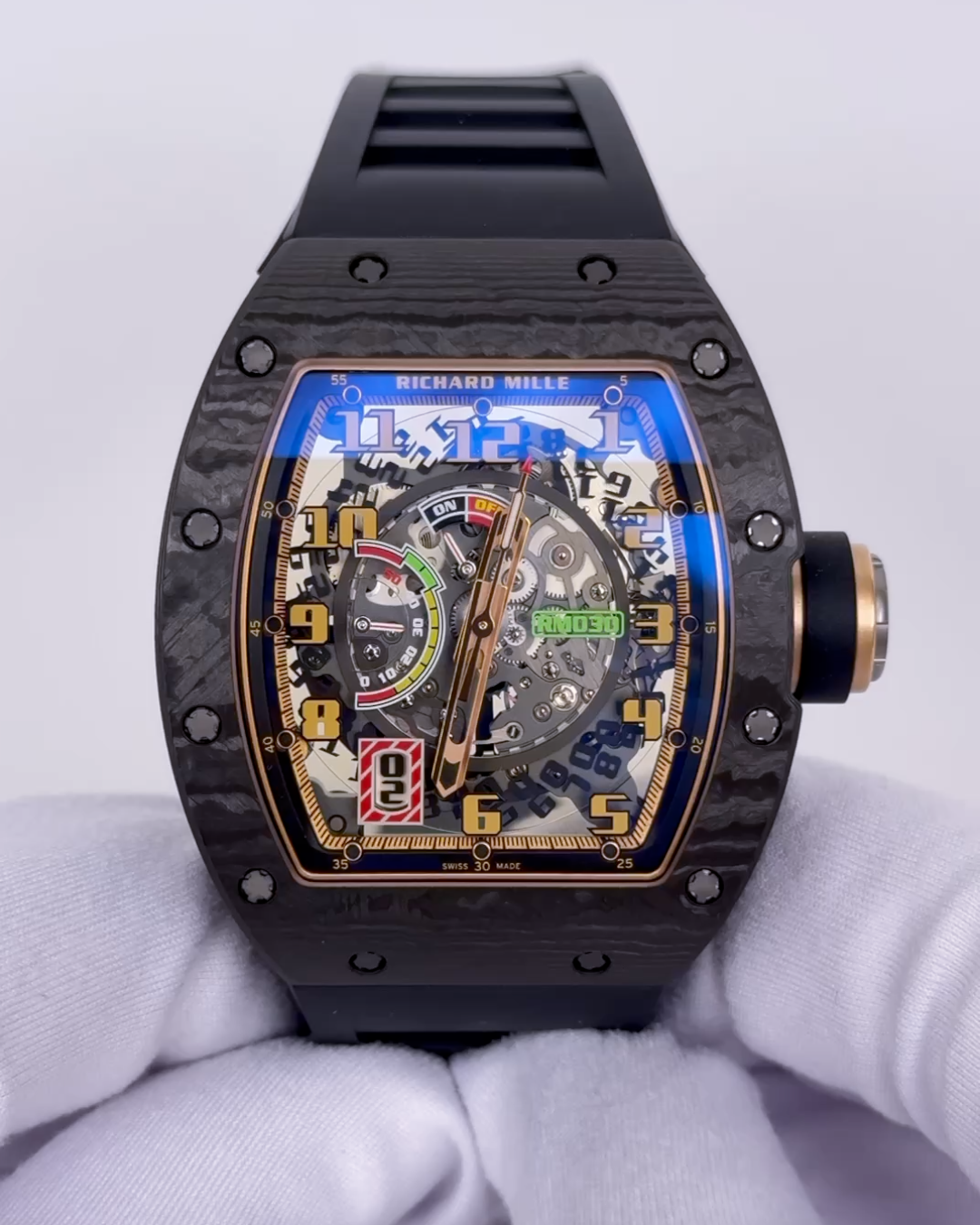 Richard Mille RM 030 Ultimate Black Carbon TPT 理查德米勒 RM 030 Ultimate 黑色碳纤维TPT | WORLDTIMER