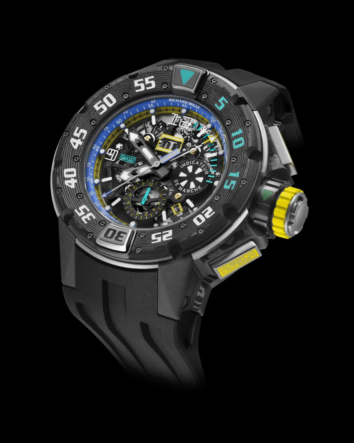 Richard Mille RM 032 Automatic Flyback Chronograph Ultimate Edition  理查德米勒潜水表 RM 32 | WORLDTIMER