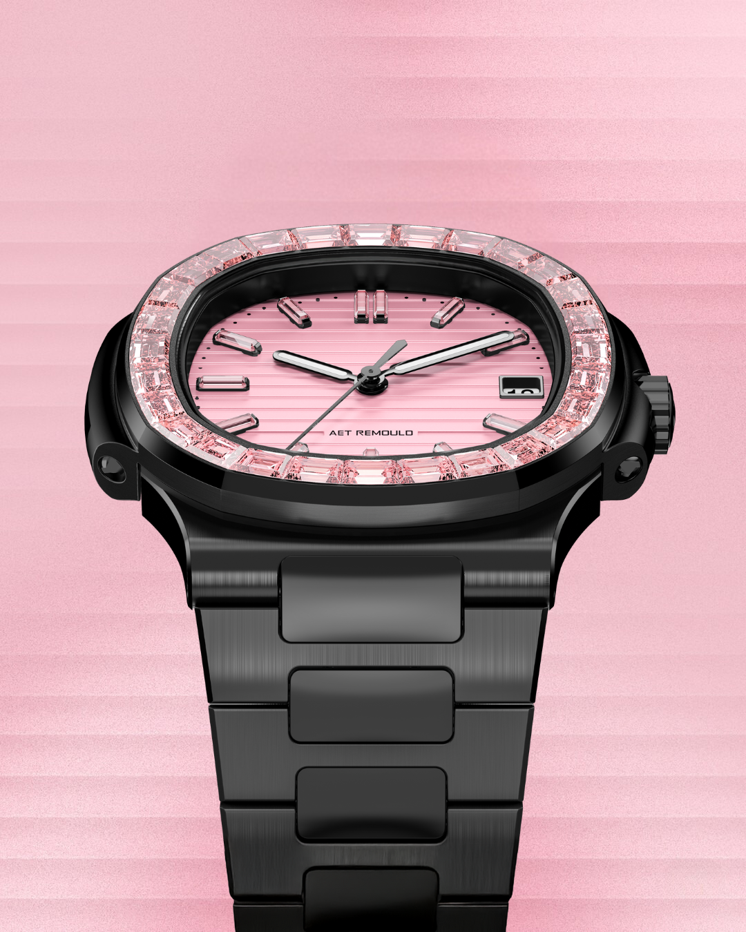 AET REMOULD Patek Philippe Nautilus ROSEFLARE Black 百達翡麗鸚鵡螺 5711 全黑色陶瓷腕錶 | WORLDTIMER