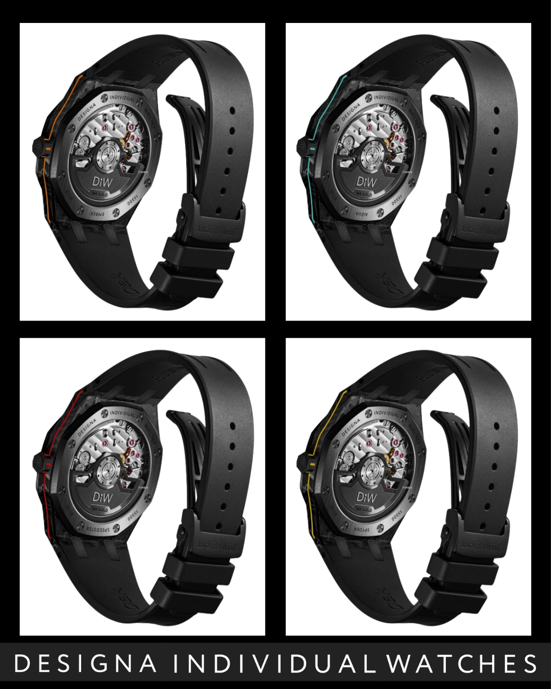 DiW Voidline SPEEDSTER｜NTPT Carbon AP15500 全球最轻 爱彼皇家橡树15500 | NTPT 碳纤维 | 85g | DiW | WORLDTIMER