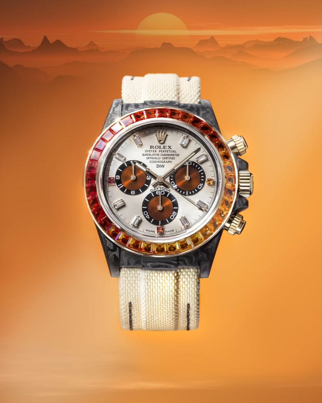 Rolex Rainbow Daytona DiW DESERT EAGLE RAINBOW DiW劳力士 彩虹迪 | WORLDTIMER