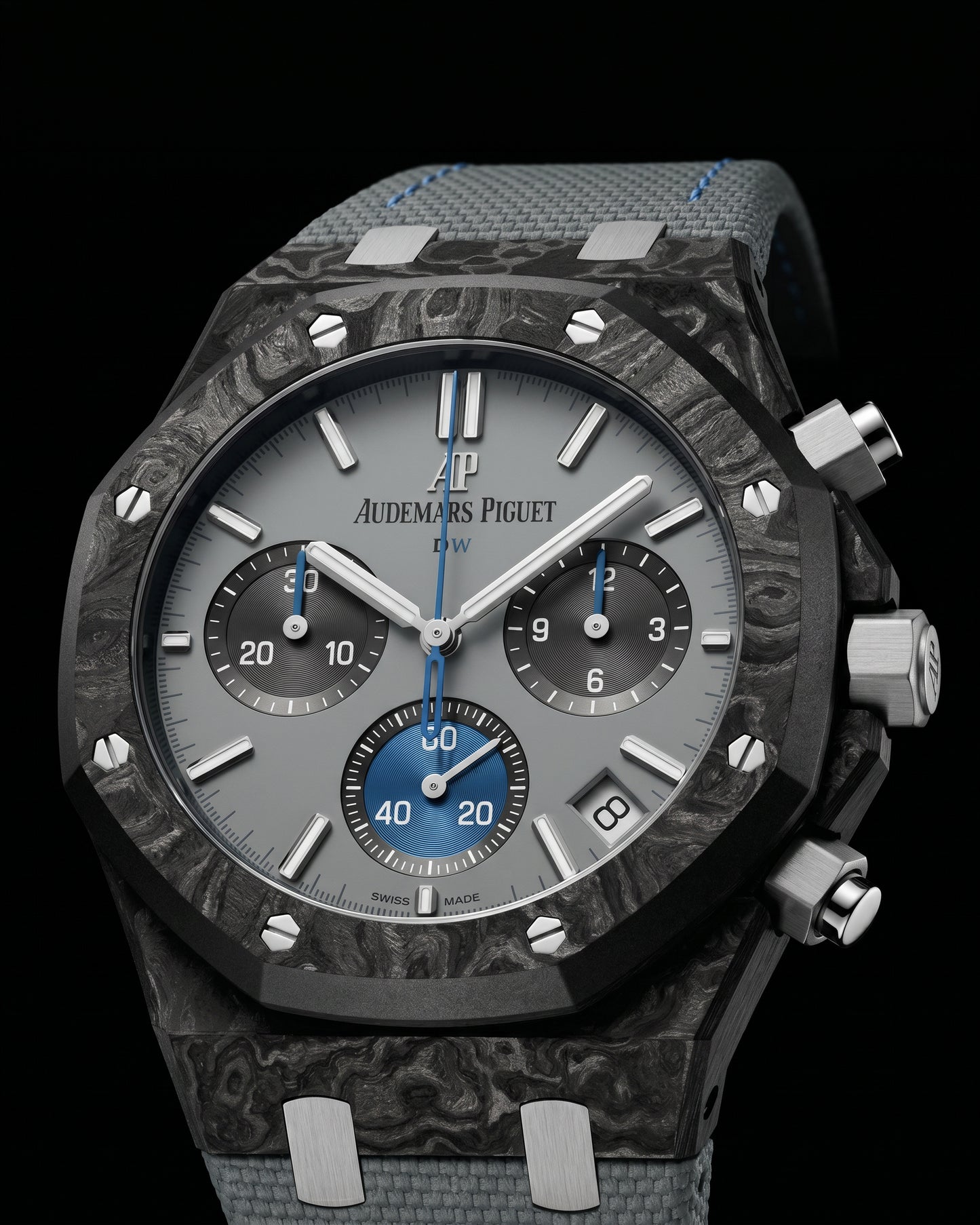 AP Royal Oak Chronograph 26240ST DiW GREWHAWK 爱彼 碳纤维 皇家橡树计时码表 26240ST GREWHAWK | WORLDTIMER