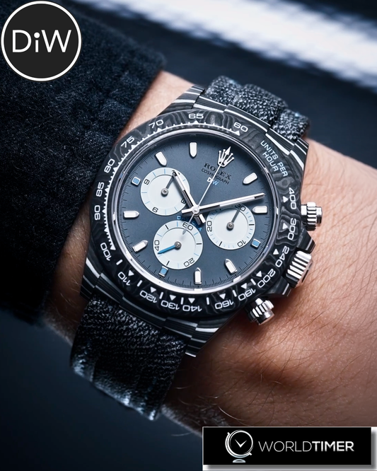 NTPT Carbon Meets CarboQuartz Rolex DiW Daytona GHOST RACER 赛车灵感幽灵版 碳纤维劳力士 DiW迪通拿 | WORLDTIMER