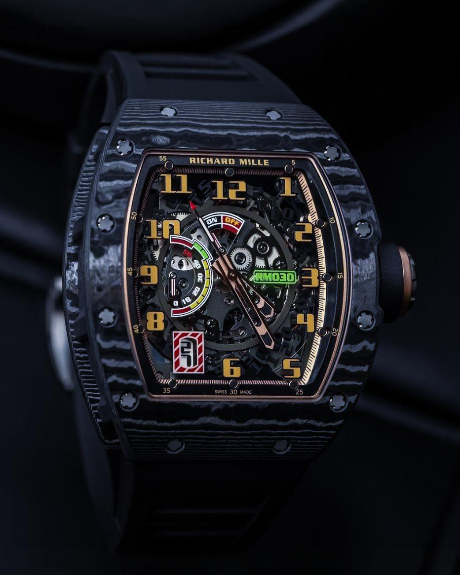 Richard Mille RM 030 Ultimate Black Carbon TPT 理查德米勒 RM 030 Ultimate 黑色碳纤维TPT | WORLDTIMER