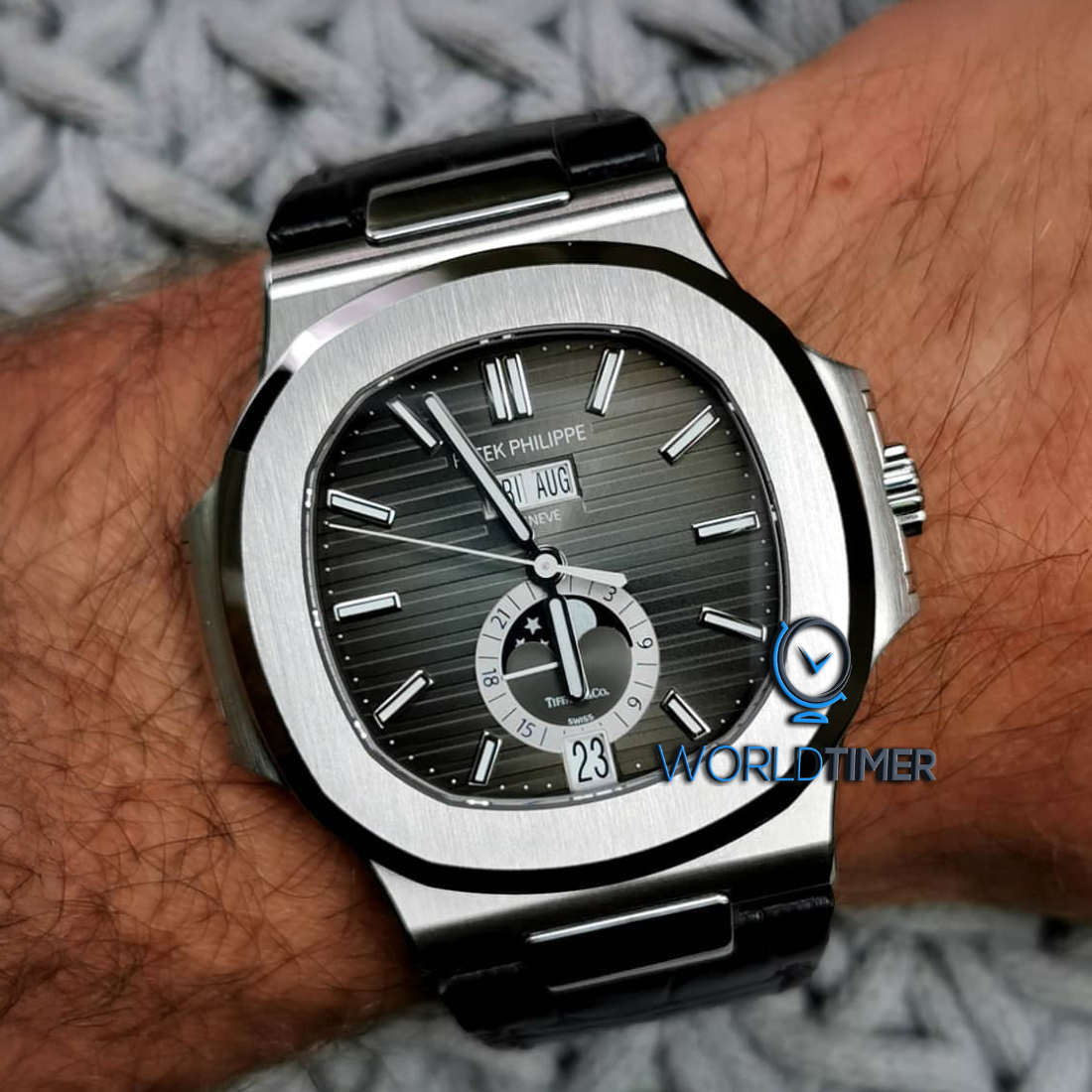 Tiffany & Co Patek Philippe Nautilus 5726A 百达翡丽蒂芙尼鹦鹉螺 5726A | WORLDTIMER