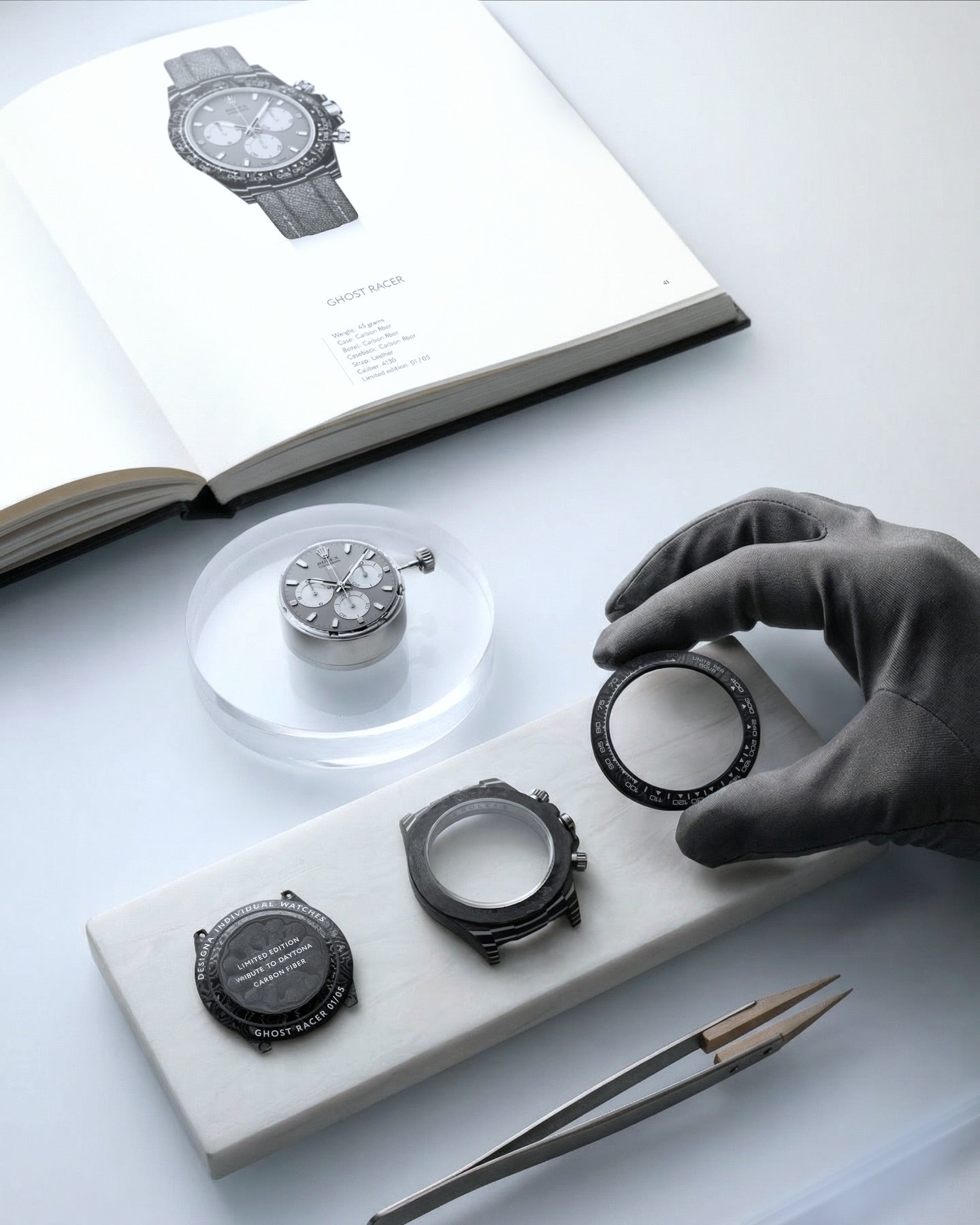 NTPT Carbon Rolex DiW Daytona GHOST RACER 赛车灵感幽灵版 碳纤维劳力士 DiW迪通拿 | WORLDTIMER