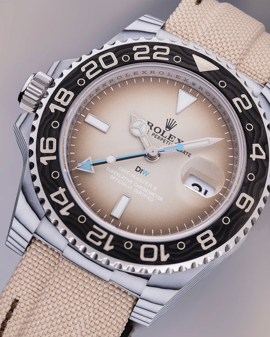 独一无二左撇子 DiW劳力士 格林尼治型 SAVANNA Left-Handed Rolex GMT Watch | WORLDTIMER