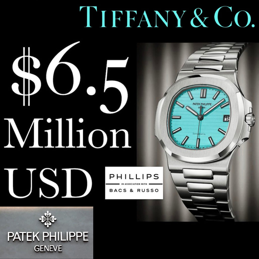Tiffany & Co x Patek Philippe Tiffany Blue Nautilus 5711/1A-018 蒂芙尼蓝百达翡丽鹦鹉螺 5711 | WORLDTIMER