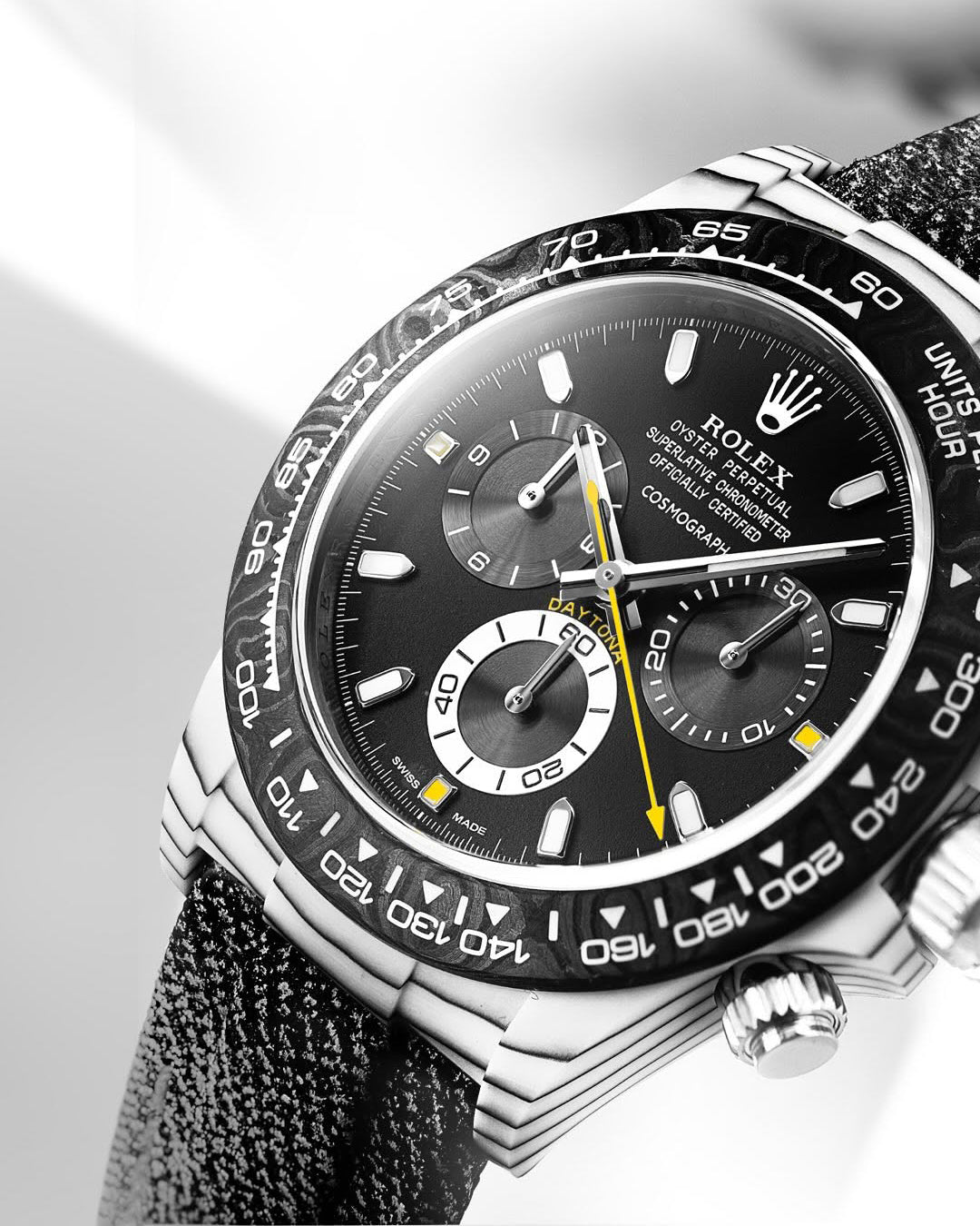 STRIKER Rolex DiW Daytona CarboQuartz UNIQUE WATCH 劳力士DiW 石英纤维迪通拿 | WORLDTIMER