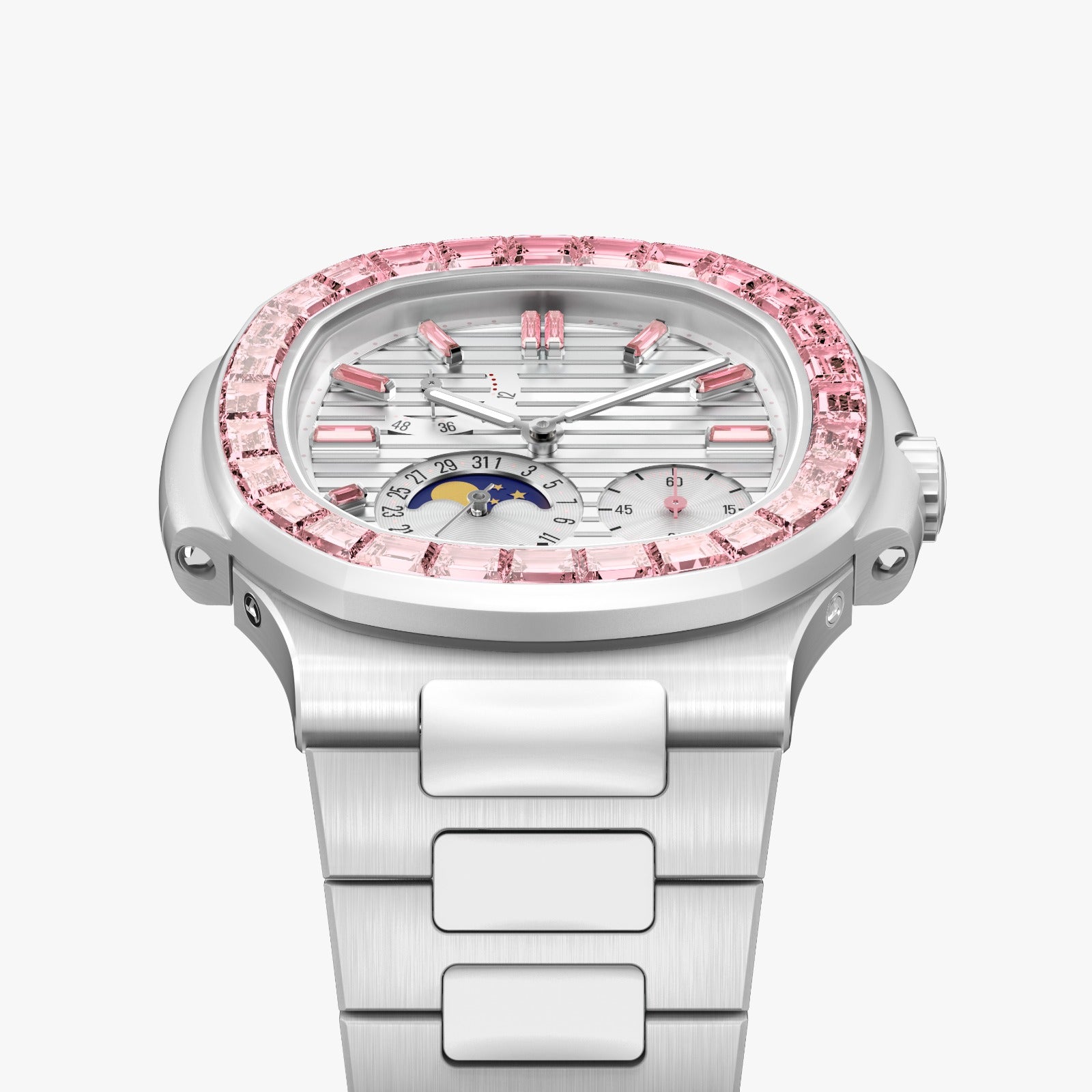 Patek 5712 AET Remould EOS 百达翡丽5712 粉红宝石 鹦鹉螺 | WORLDTIMER