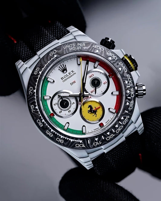 I Built a Ferrari Daytona Watch Using My Rolex 我用自己的 勞力士地通拿 打造了這款法拉利腕錶 | WORLDTIMER