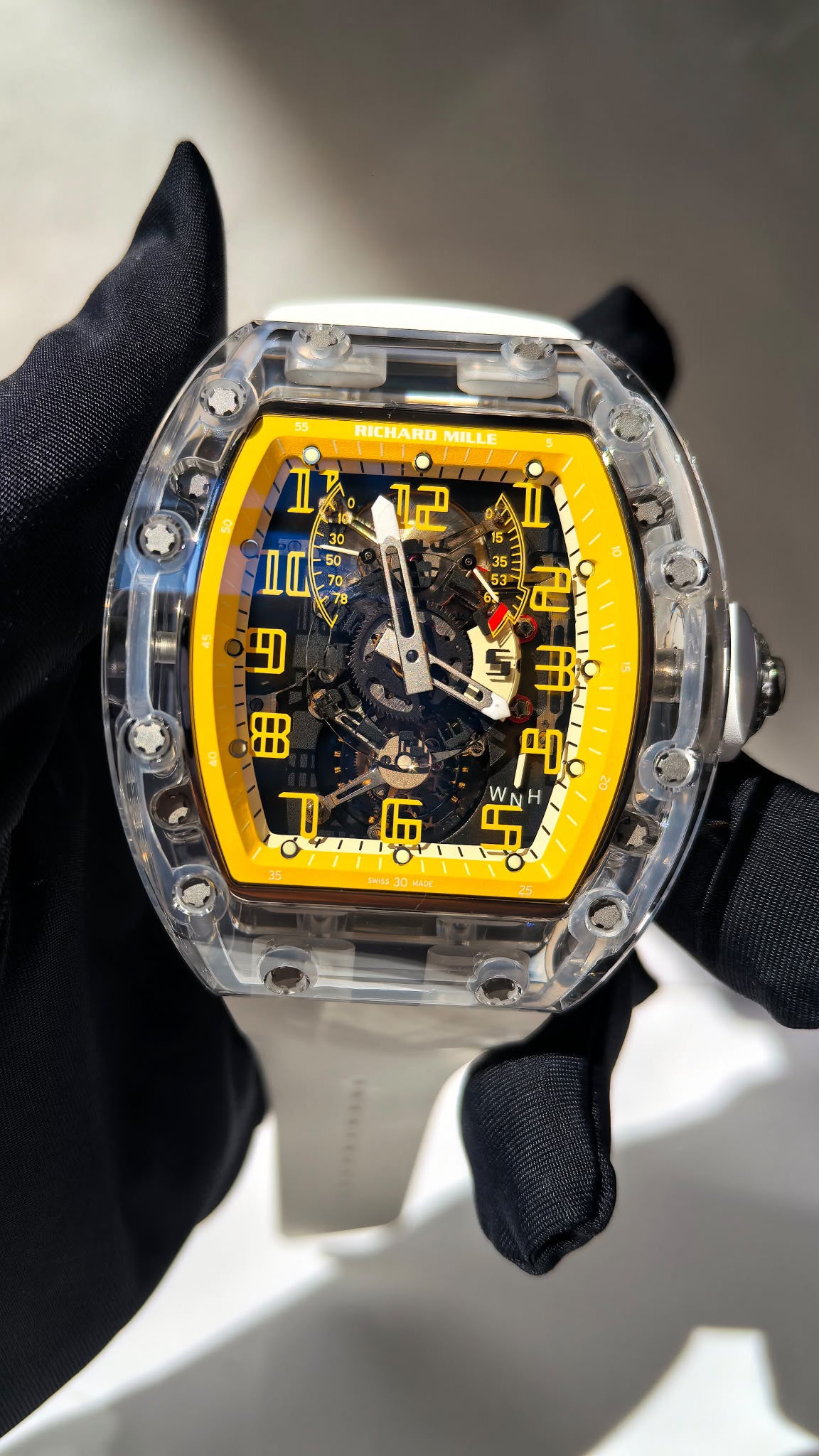 Richard Mille RM 003 Sapphire Tourbillon AET REMOULD U003 理查德米勒陀飞轮 RM 003 蓝宝石水晶手表 | WORLDTIMER