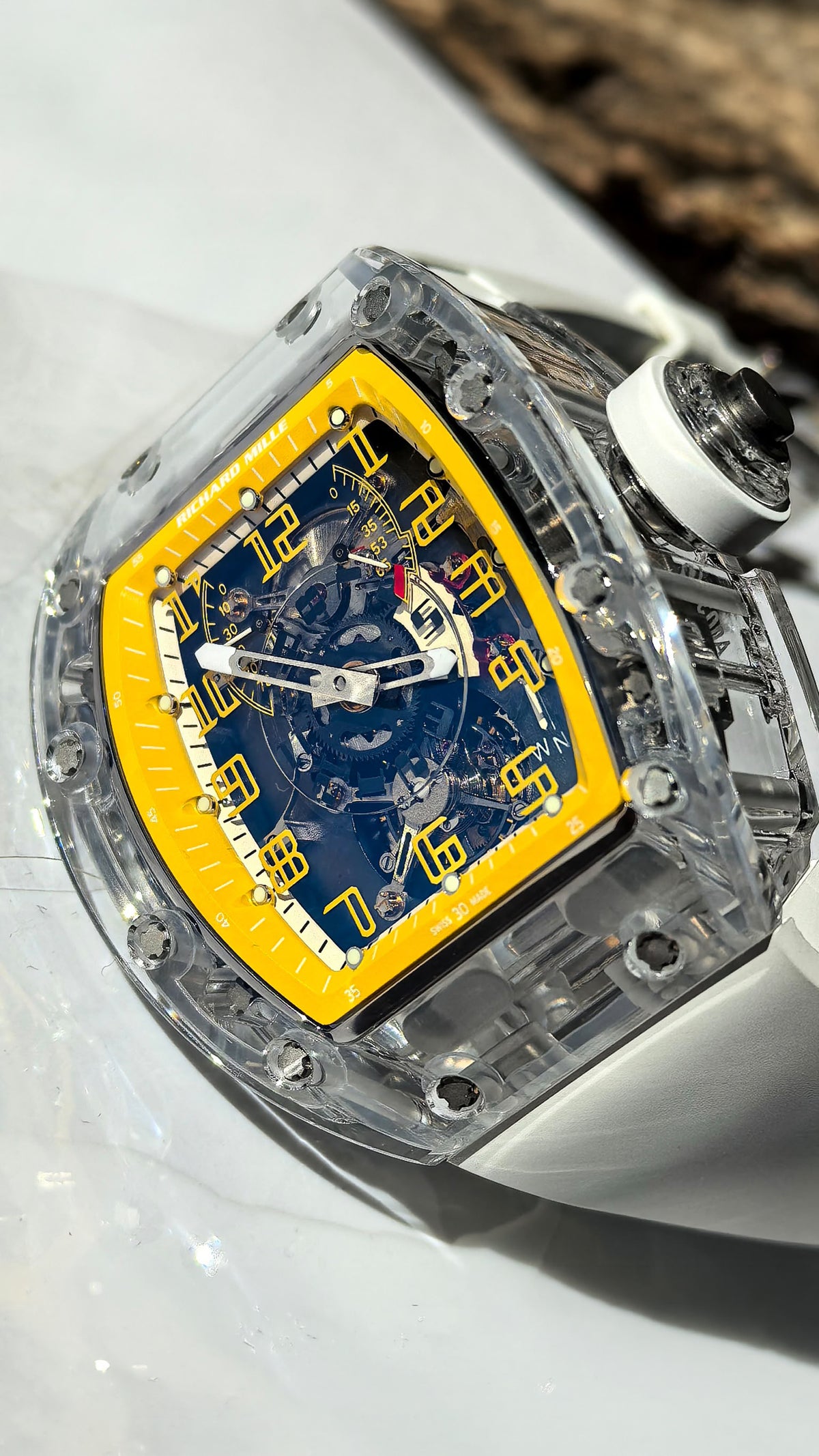 Richard Mille RM 003 Sapphire Tourbillon AET REMOULD U003 理查德米勒陀飞轮 RM 003 蓝宝石水晶手表 | WORLDTIMER