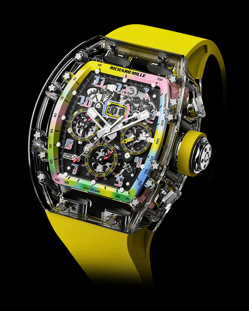 Richard Mille RM 011 Sapphire AET REMOULD A11 TIME MACHINE 理查德米勒水晶 RM 011【AET REMOULD】 | WORLDTIMER