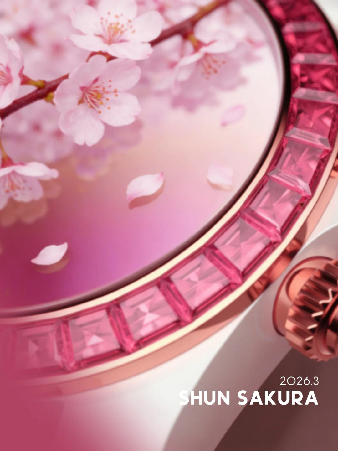AET REMOULD Rolex Daytona Diamond Ladies Watch "SHUN SAKURA" 劳力士迪通拿 钻石女表 | WORLDTIMER