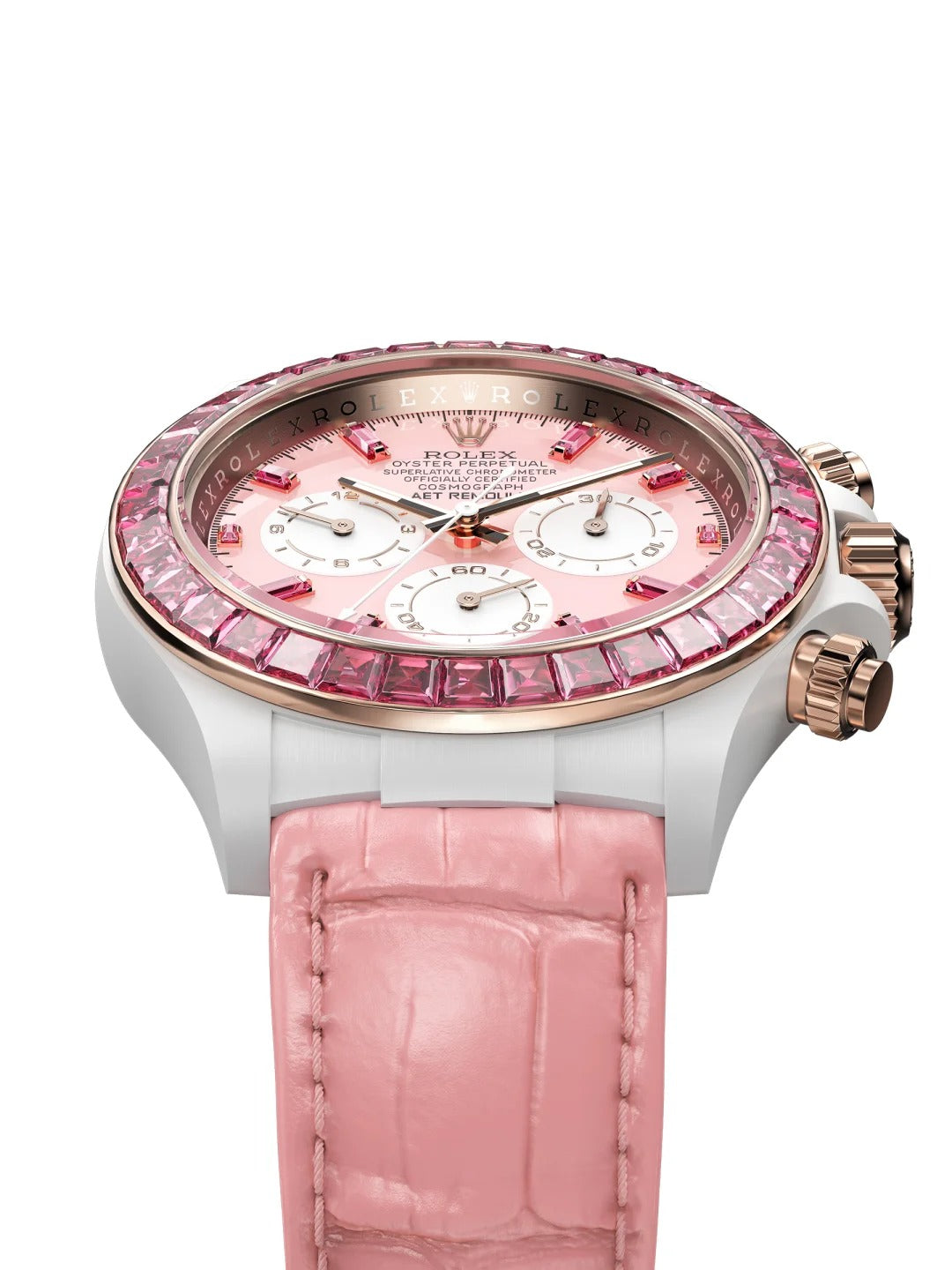 AET REMOULD Rolex Daytona Diamond "SHUN SAKURA" 劳力士迪通拿 钻石女表 | WORLDTIMER