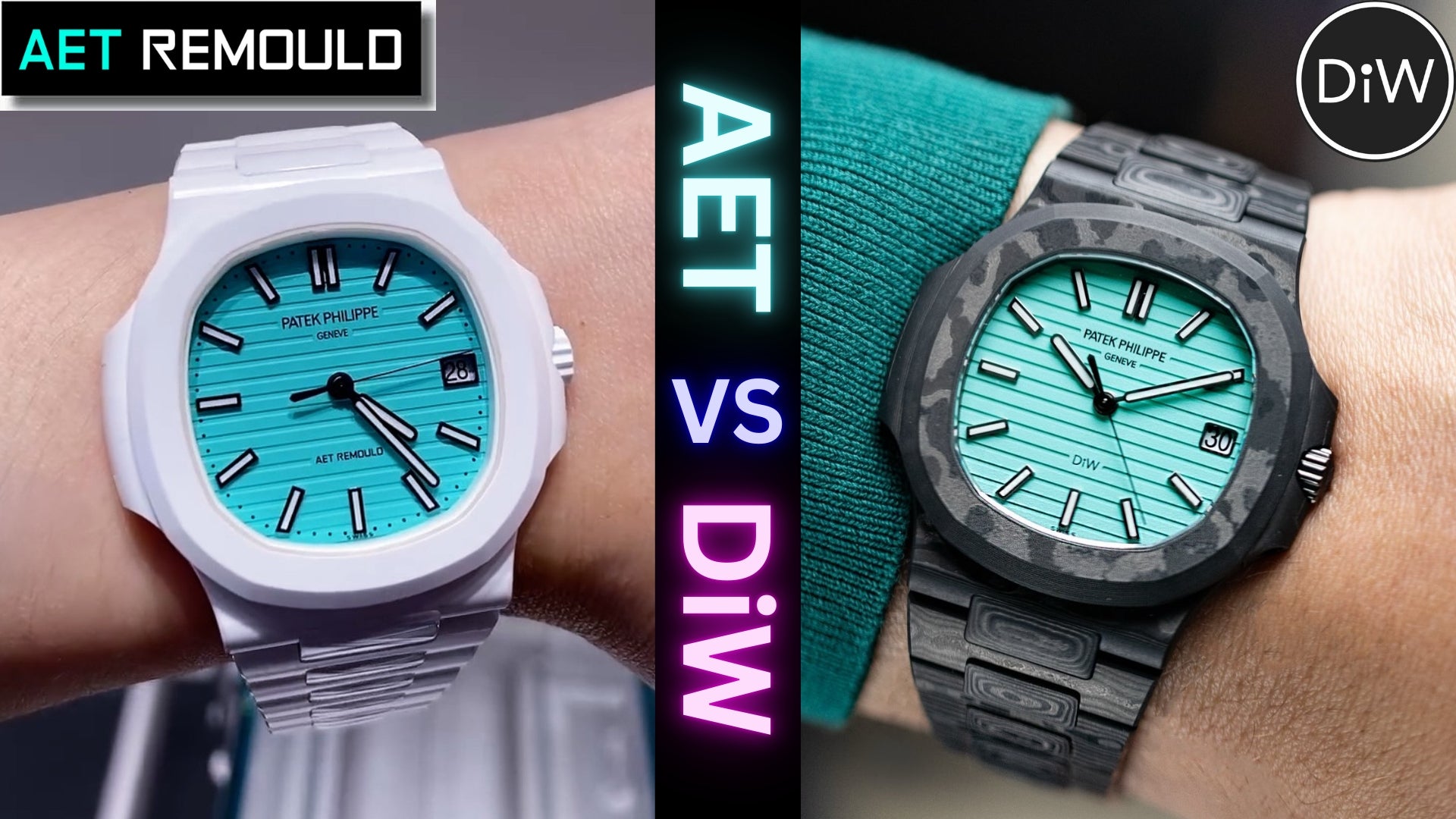Load video: Which watch to buy? | AET REMOULD vs. DiW (Designa Individual Watches) | WORLDTIMER