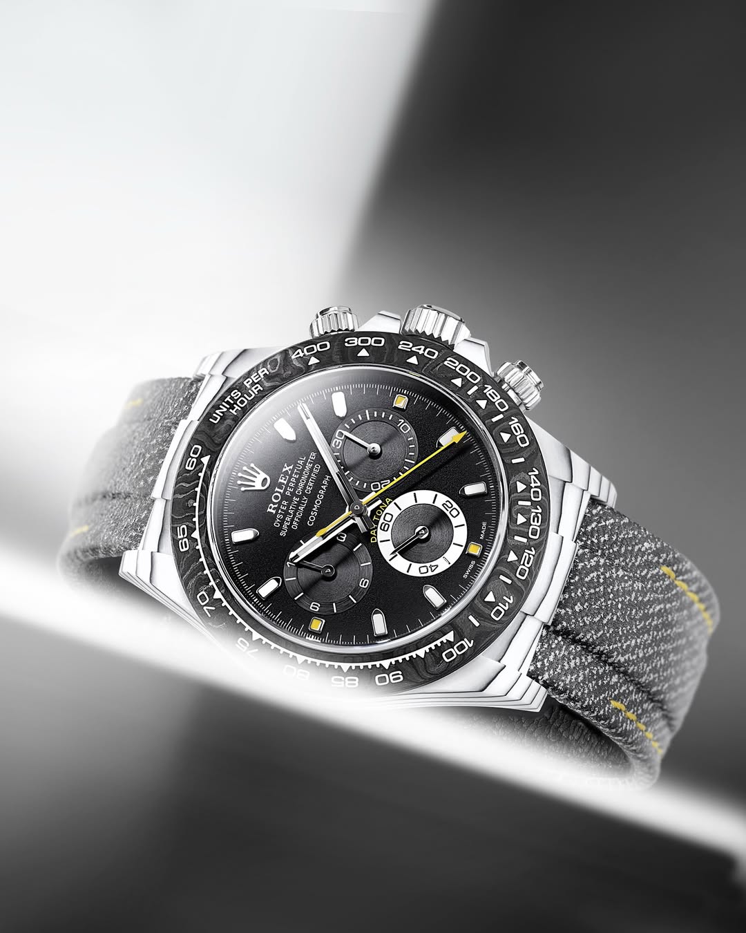 CarboQuartz Rolex DiW Daytona STRIKER UNIQUE WATCH 劳力士DiW 石英纤维迪通拿 | WORLDTIMER