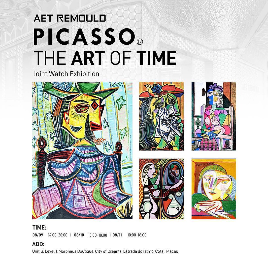 Pablo Picasso Inspired AET REMOULD Masterpieces on Your WRIST 毕加索 x AET REMOULD 名表系列：艺术与时尚的极致融合 | WORLDTIMER