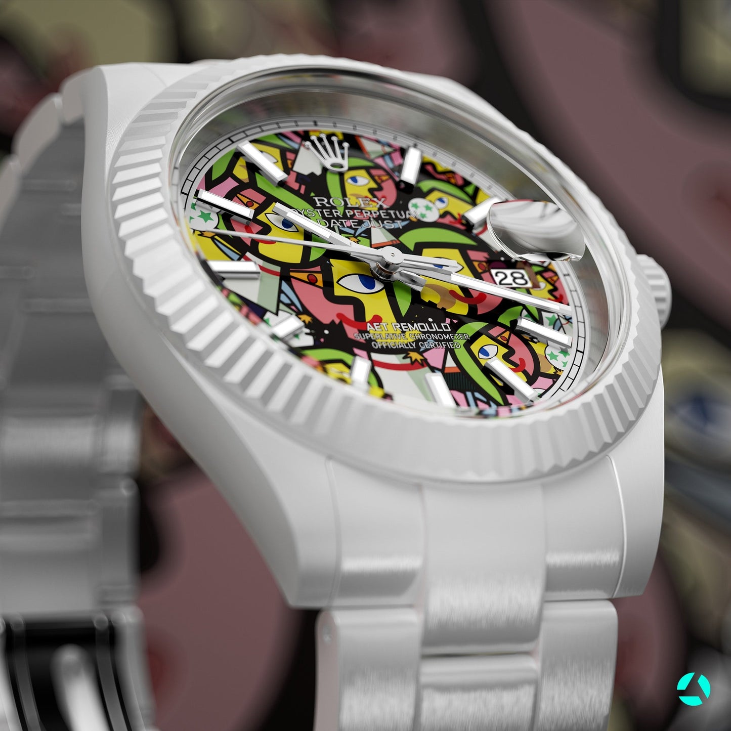 Rolex Datejust AET Remould Boy&Girl-Sun PICASSO Edition 劳力士 日志型 全陶瓷手表 | WORLDTIMER