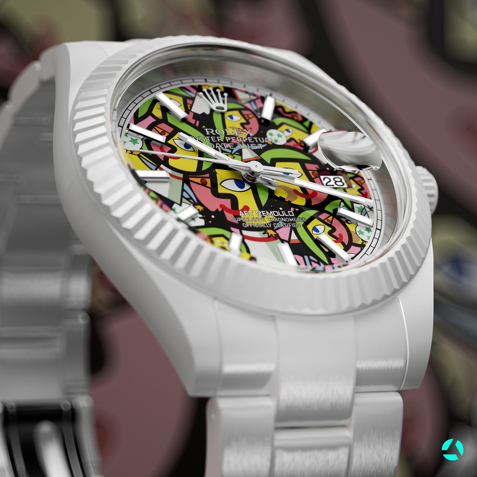 Rolex Datejust AET Remould Boy&Girl-Sun PICASSO Edition 劳力士 日志型 全陶瓷手表 | WORLDTIMER