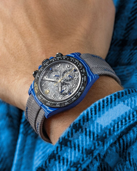 UNIQUE DiW Rolex Liquid Titanium Dial Daytona 独一无二 劳力士DiW 液态钛表盘迪通拿 | WORLDTIMER