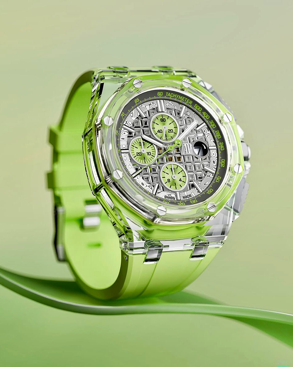 Royal Oak Offshore AET REMOULD SOGNEFJORD GREEN Sapphire Watch 愛彼皇家橡樹離岸型 藍寶石手錶 | WORLDTIMER
