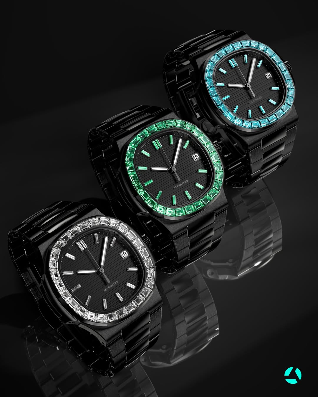 AET REMOULD Patek Philippe Nautilus TSAVORITE 5711/113P-001 | 百達翡麗Nautilus 金鷹5711 | WORLDTIMER 