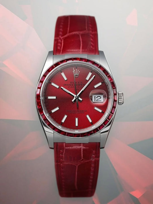 ALL RED DiW Ruby Rolex Datejust 36mm 独一无二全红色 劳力士DiW 红宝石 日志型 36毫米 | WORLDTIMER