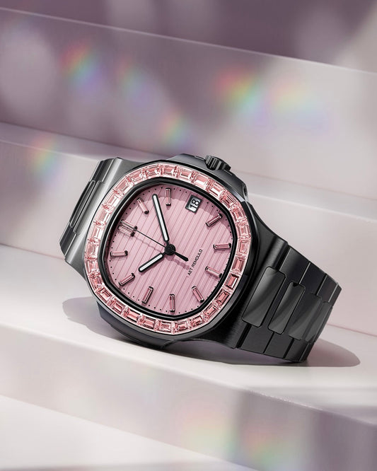 AET REMOULD Patek Nautilus ROSEFLARE Black 百達翡麗鸚鵡螺 全黑色陶瓷腕錶 | WORLDTIMER