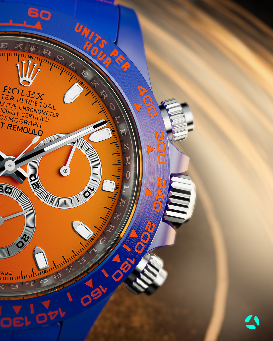 AET REMOULD 劳力士迪通拿 SAKHIR ORANGE 全陶瓷手表 Rolex Ceramic Daytona | WORLDTIMER