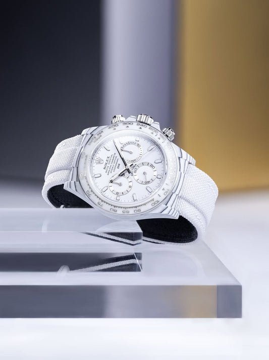 UNIQUE All White Rolex DiW Daytona YUKI DiW 雪姬 劳力士熊猫迪 | WORLDTIMER