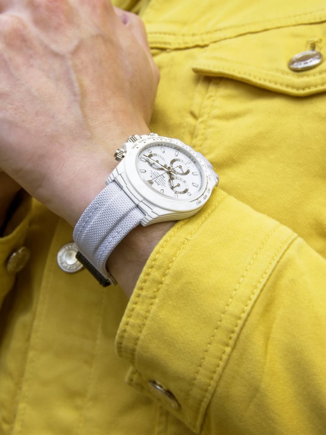 RolexDiW White Daytona YUKI 劳力士熊猫迪 DiW 雪姬 限量版 | WORLDTIMER