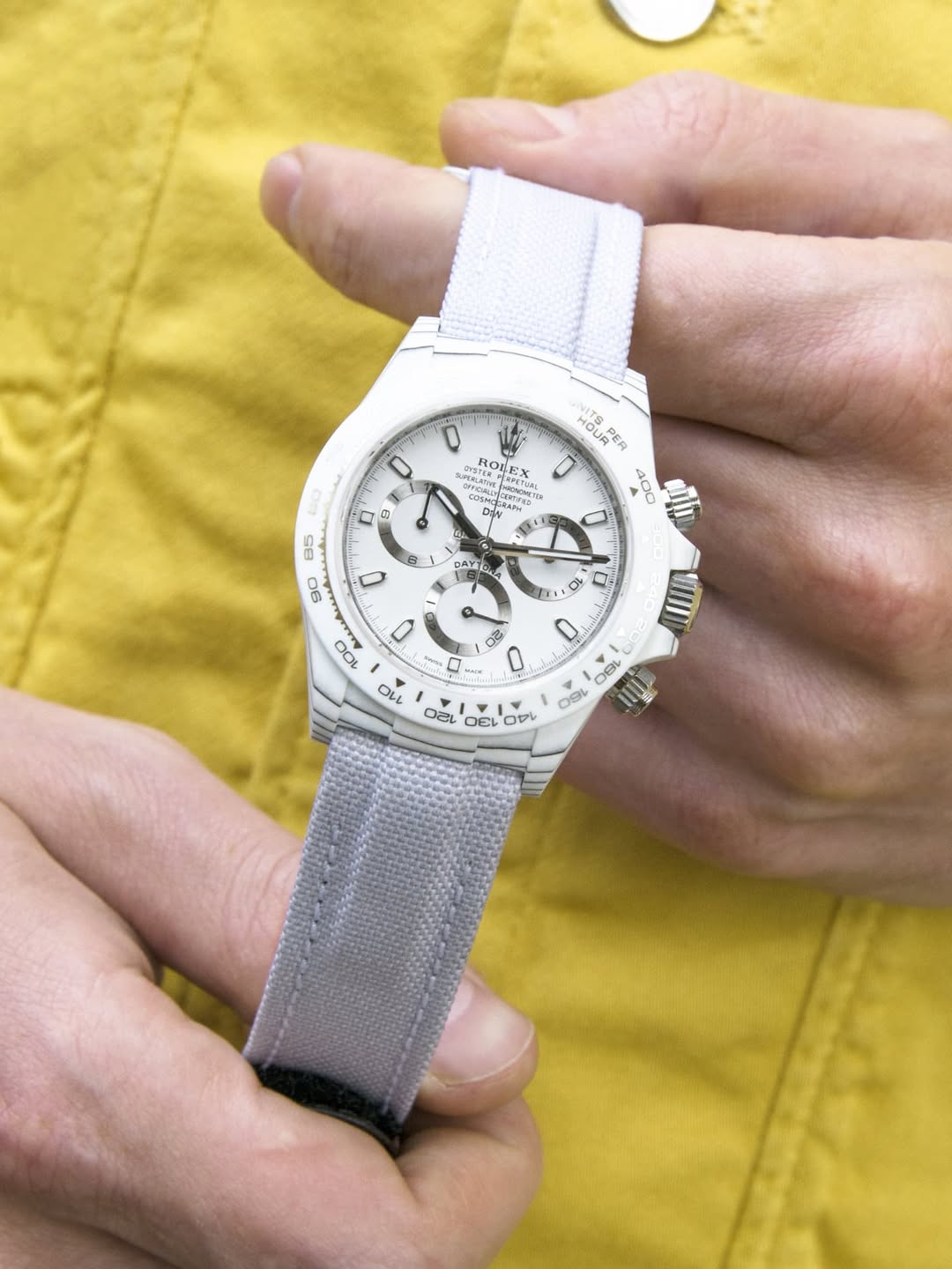 RolexDiW White Daytona YUKI 劳力士熊猫迪 DiW 雪姬 限量版 | WORLDTIMER